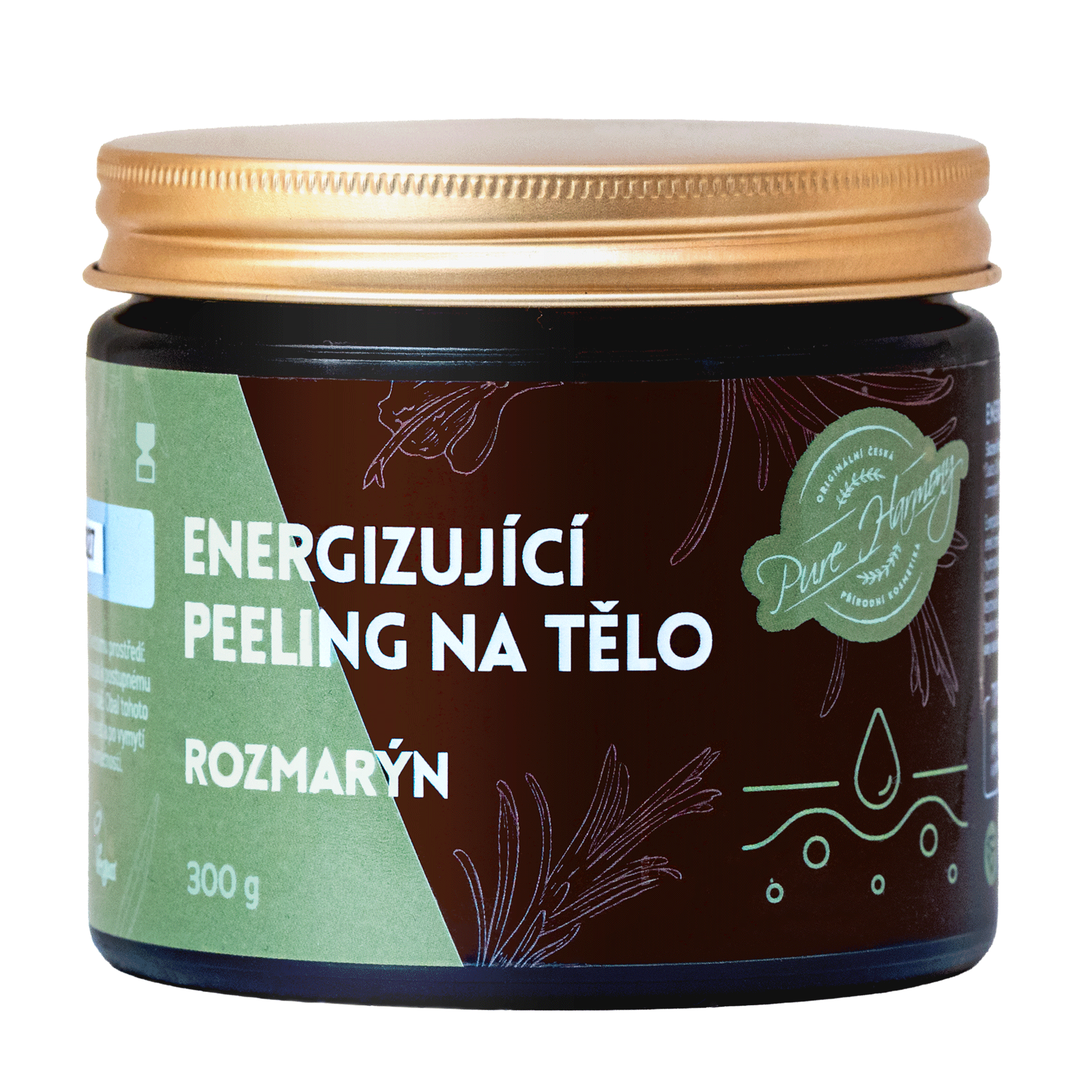 Energizující peeling na tělo Rozmarýn 300 g